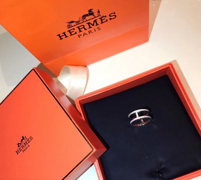 AAA Fake Hermes Diamond Ring - 925 Silver